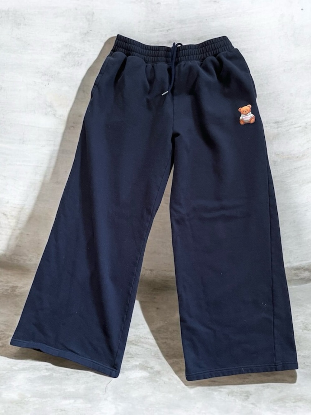 Aeropostale Teddy Bear Mid-Rise Wide Leg Sweatpants